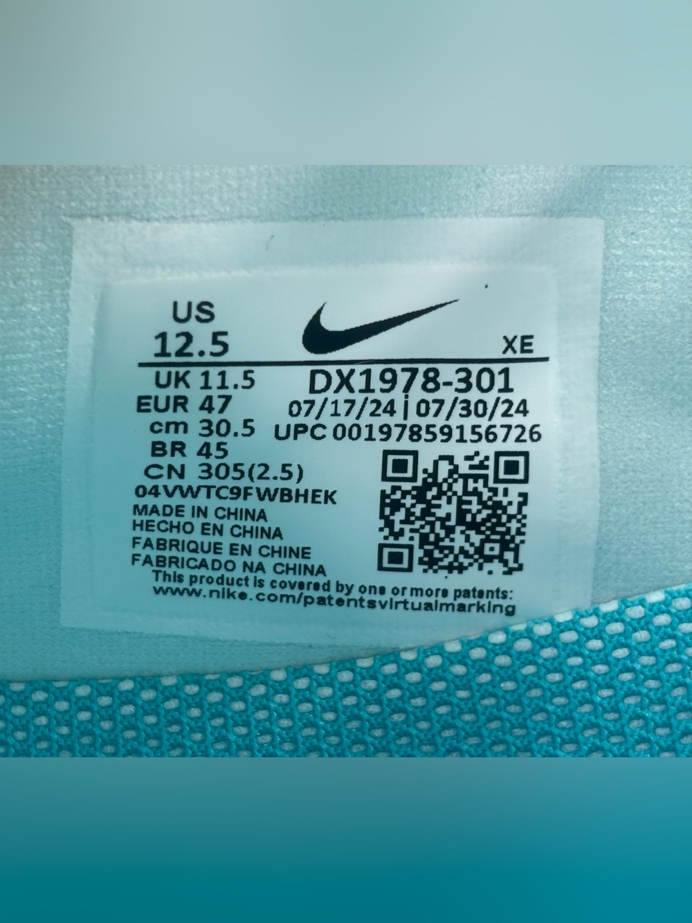 Nike ZoomX 🔥 Ultrafly Trail Blue Green Yellow DX1978-301 Men's Running Shoes NEW - Picture 12 of 12